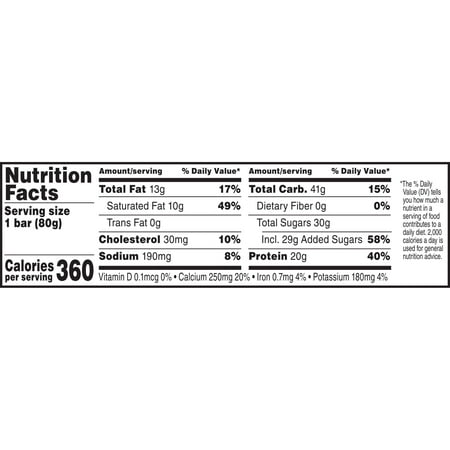 Gatorade Whey Protein Recover Bars, Cookies and Cream, 12 Count