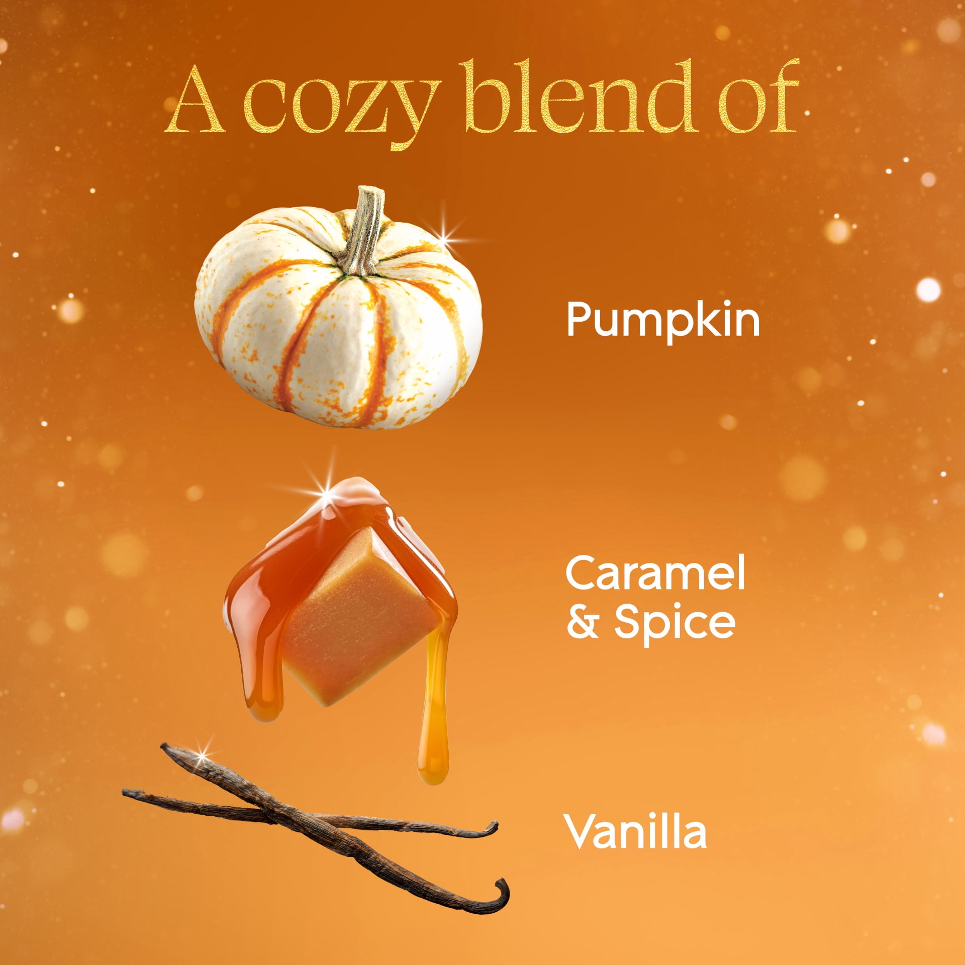 (3 pack) Glade® Automatic Spray Air Freshener Refill, Stocking Stuffer Pumpkin & Ginger, 6.2oz., 1 Count