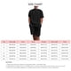 thumbnail image 5 of Chándal de verano para hombre, conjunto de pantalones cortos de manga corta con cuello redondo suelto informal a la moda para hombre, conjunto para deportes de trabajo de fiesta, negro M, 5 of 5