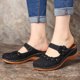thumbnail image 1 of Sandalias de punta redonda con flores huecas cómodas para mujer y niña, zapatos de suela blanda Wmkox8yii hj789, 1 of 6