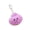 Purple, variant on Delicious Looking Bun Plush Keychain Holder Funny Novelty Accessory Multipurpose Bag Decoration For Backpack Purse