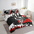 thumbnail image 4 of Homewish 7-Piece Cartoon Gamepad Comforter Set, Twin - Spider Web (Skull), 4 of 8