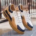 thumbnail image 4 of NOKIO Men's Sneaker Wide Width S𝗅ip On Sport Shoes Breathable Lightweight Athlet𝗂c Shoes 𝖫a𝖼e Up Non-S𝗅ip Casual Shoes Comfortable Cushion Running Shoes for Back to College, Summer and Autumn, 4 of 6
