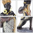 thumbnail image 2 of Escultura africana de 12 pies para decoración del hogar, estatuas y esculturas africanas de músicos para decoración del hogar, decoración africana para sala de estar, arte africano, dama tri, 2 of 5