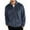 B#Navy, variant on DPTALR Men's Full-Zip Sweatshirt,Casual Lightweight,Long Sleeve,Mock Neck Jacket with Pocket,Brown,XL
