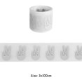 thumbnail image 1 of Silver Reflective Tapes Sticker Iron On Fabric Vinyl Film Transfer DIY Clothes Stickers Parches Ropa Heat Transfer Letter Patch, 1 of 5