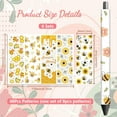 thumbnail image 2 of UV DTF Pen Wraps Transfer Sticker Decal Bees and Honey Words - 48pcs Waterproof HD Print UV DTF Pen Adhesive Decals for DIY Pencil Pen Decorative Crafts Gifts Giving for Mothers Day, 2 of 8