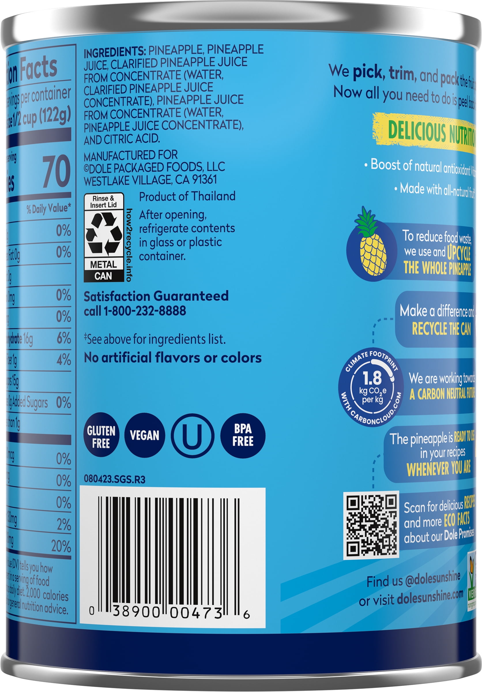 Dole Pineapple Chunks in 100% Juice 20 oz Can Nigeria Ubuy