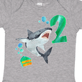 thumbnail image 4 of Inktastic Second Birthday Shark with Cake Boys or Girls Baby Bodysuit, 4 of 5