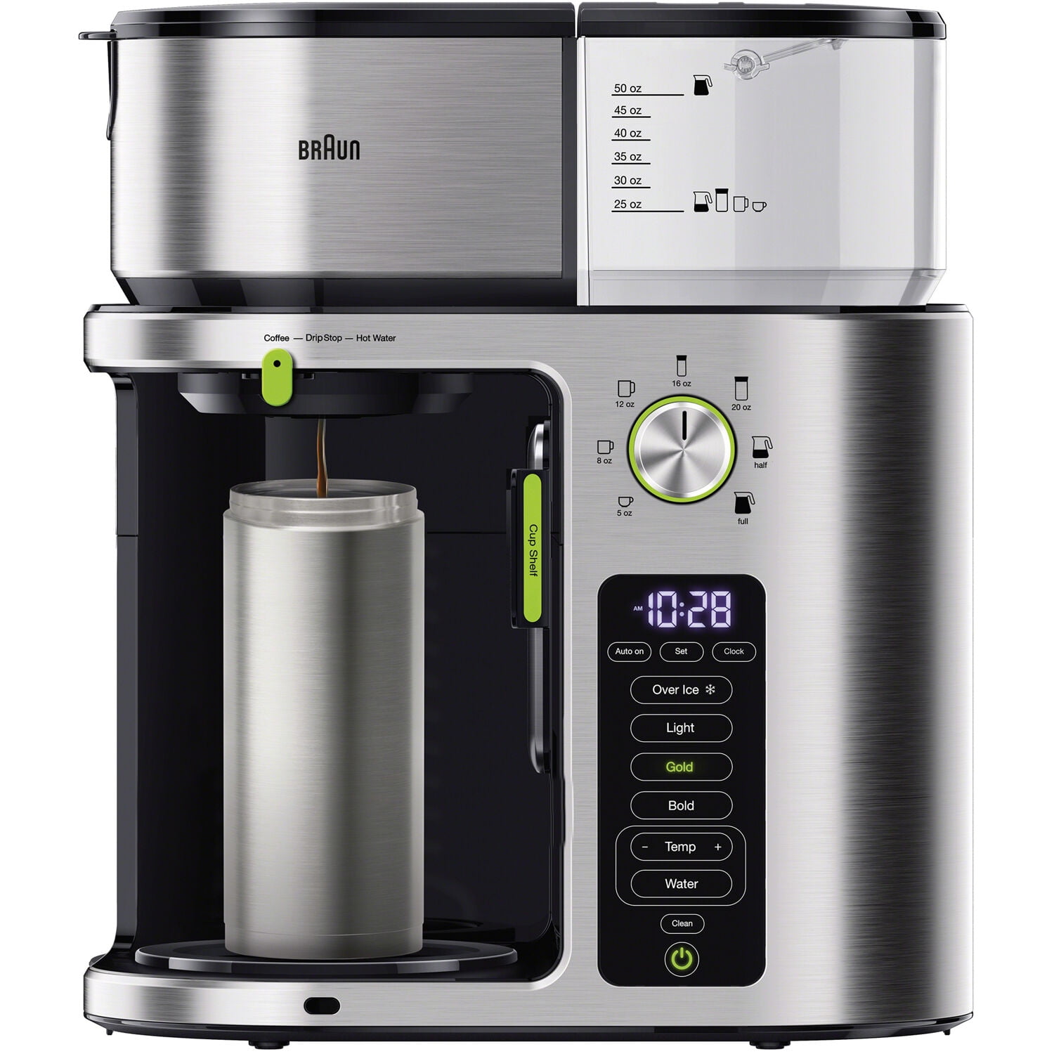 Braun Stainless Steel 10 Cup Pot Carafe Brew Coffee Maker Braun Stainless Steel 10 Cup Pot Carafe Brew Coffee Maker