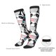 thumbnail image 4 of Fotbe Panda Cute Pink Hearts Calcetas Divertidas Estampadas para Hombre y Mujer, Calcetas de Algodón hasta la Rodilla para Caminar, Correr, Enfermería y Embarazo, 4 of 6
