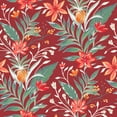 thumbnail image 6 of ARDEN 4-Pack earthFIBER Outdoor Patio Dining Chair Cushion, 20x44, Rain-Proof Seat Pad, Fade-Resistant Outdoor Cushion Luau Red Tropical Floral, 6 of 10