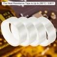 thumbnail image 5 of Uxcell Clear Heat Tape, 1 Roll 30mmx33m 108ft High Temperature Heat Resistant Tape for Sublimation, 5 of 6