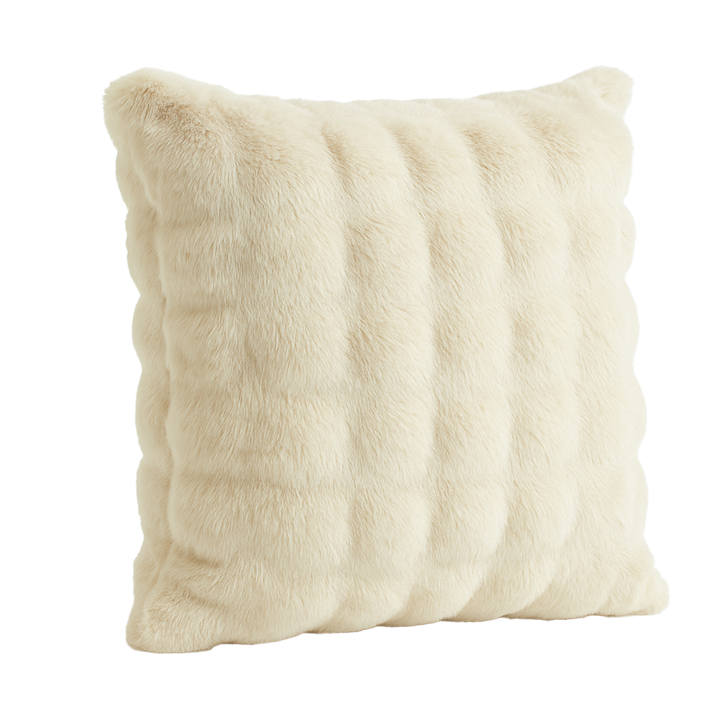 Better Homes & Gardens Bubble Fur Throw Pillow, 22x22, Beige photo 5