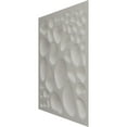 thumbnail image 4 of Ekena Millwork 19 5/8"W x 19 5/8"H Shale EnduraWall Decorative 3D Wall Panel, Textured Metallic Silver (Covers 2.67 Sq. Ft.), 4 of 6