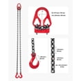 thumbnail image 2 of Chain Sling VEVOR Cadenas de elevación de 5/16 pulgadas x 10 pies, 7000 libras, 2 of 9