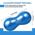 thumbnail image 5 of InnotechSC Peanut Ball - Anti Burst Exercise Ball for Labor Birthing, Physical Therapy for Kids, Core Strength, Flexible Seating, Home & Gym Fintness, sensory chair Wiggle Seat (Include Pump), 5 of 8