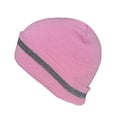 thumbnail image 1 of serony Skull Caps for Men Reflective Liner Solid Color Winter Beanie Warm Multifunction Windproof Coldness Protection Casual Cycling Pink, 1 of 6