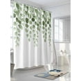 thumbnail image 3 of Shower Curtain Sage Green Eucalyptus Leaf Bathroom Curtains with Hooks, Waterproof Fabric Leaves Branch Bath Shower Curtains Set for Bathroom Bathtubs Decor 36x72 Inch, 3 of 8