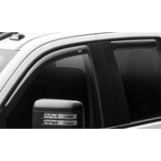 Auto Ventshade [AVS] In-Channel Ventvisor / Window Deflectors | Fits 2019-2024 Chevrolet/GMC Silverado/Sierra 1500, (2022 LTD)2020-2024 Silverado/Sierra 2500/3500 HD Crew Cab, 4 pcs. | Smoke-194805