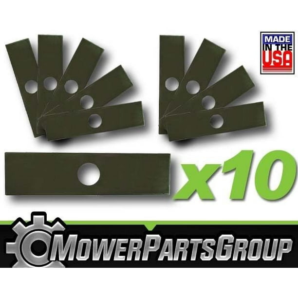 S087 (10) Edger Blades 8" x 2" Fits Echo Stihl Husqvarna Ryobi