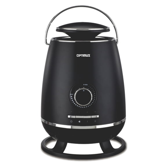 Optimus H-7231BK H-7231BK 2-Setting 1,500-Watt-Max Portable 360deg Fan-Forced Ceramic Heater with Thermostat