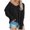 Black, variant on Honeeladyy Women's Off Shoulder Knitted Fashion Sweater Large Long Sleeve Comfortable V-Neck Loose Pullover Top