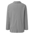 thumbnail image 3 of Vedolay Tops Womens Fashion Open Front Long Sleeve Office Blazer Jackets with Pocket,Gray M, 3 of 5