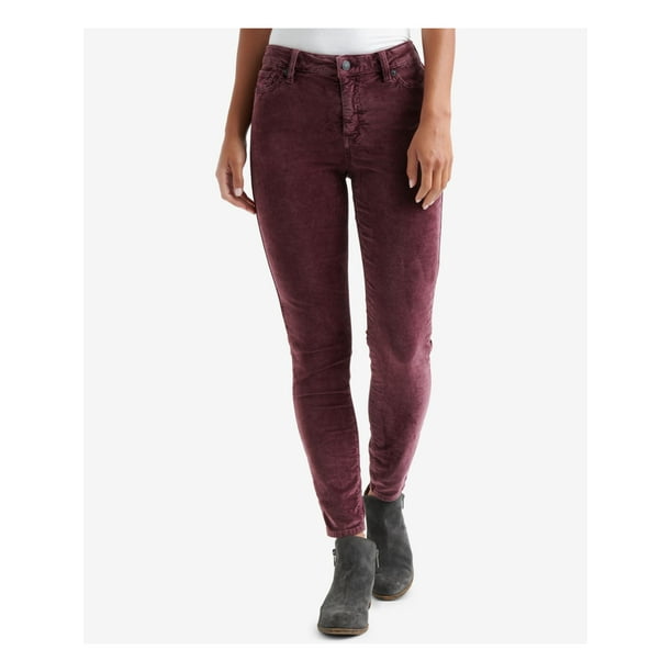 Lucky Brand - LUCKY BRAND Womens Purple Skinny Jeans Size ...