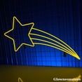 thumbnail image 3 of Glowneon Shooting Star Neon Sign, Star Led Sign, Christmas Decor,Noel Gifts, Christmas Star Led, 3 of 4
