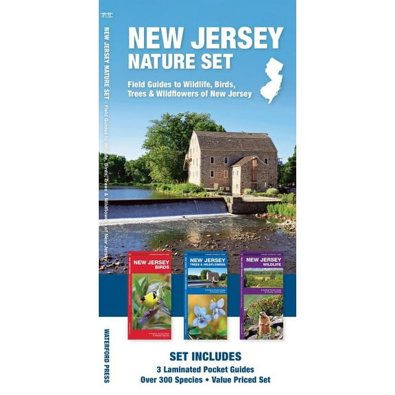 Nature Observation North America New Jersey Nature Set: Field Guides to Wildlife, Birds, Trees & Wildflowers of New Jersey, (Paperback)