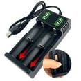 thumbnail image 4 of Intelligent 18650 Battery Charger for 21700,26700,18500,26650 Batteries with Independent 1/2/4Slots Charging Station, 4 of 12