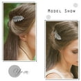 thumbnail image 6 of Leaf Bridal Hair Combs Bride Wedding Hair Accessories Gold Headpiece for Women and Girls, 6 of 7