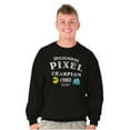 thumbnail image 5 of Inaugural Pixel Puzzle Champion 1980 Sweatshirt for Men or Women Brisco Brands S, 5 of 6