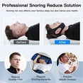 thumbnail image 4 of Triangle Chin Support Stop Snoring Strap Stop Snoring Device Jaw Strap Open Mouth Sleep Talking Snoring Corrects Face Shape, 4 of 8
