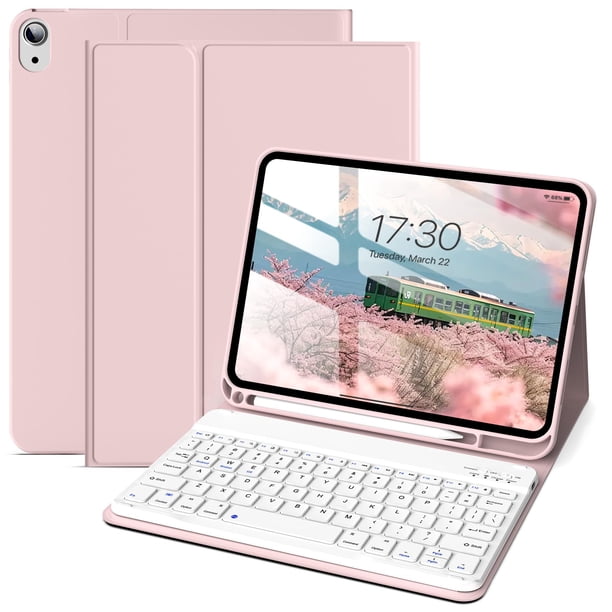 Funda para iPad con teclado JKSML para iPad 11/10th Gen 11 pulgadas