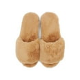 thumbnail image 4 of LAVRA Womens Fuzzy Slides Faux Fur Slippers Sandals, 4 of 5