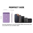 thumbnail image 4 of Funda adhesiva para portátil Afterplug con 2 bolsillos, lila y morado, 4 of 6