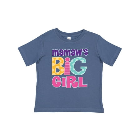 

Inktastic Mamaw s Big Girl Gift Baby Girl T-Shirt