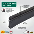 thumbnail image 3 of M-D Building Products 43302 36 in. Bronze Aluminum and Vinyl CINCH® Self-adhesive Door Sweep, 3 of 9