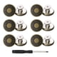 thumbnail image 1 of Botones para pantalones vaqueros, 17 mm, sin costura, sin clavos, botones de metal extraíbles para pantalones vaqueros, hilo combinado de reparación de repuesto, 12 botones de repuesto, 1 of 5