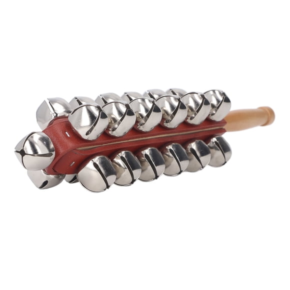 Bell Wooden Handle Bells Children Funny Hand Jingle Bell Stick Musical Instrument Educational Toy for School