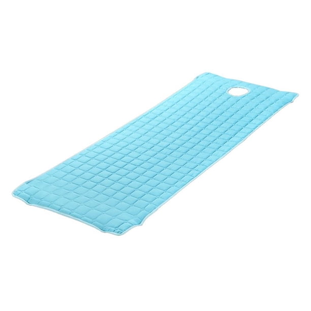 Cateissary Funda Camilla de Masaje Antideslizante con Banda Elástica 190x80cm Juegos de cama Azul 190x80 cm