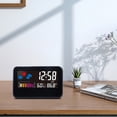 thumbnail image 1 of Digital Thermometer Hygrometer,Indoor Temperature and Humidity Monitor with Clock,Compact Hygrometer Sensor for Home Baby Room Office,Portable Temperature Humidity Display,Easy Battery Replacement, 1 of 7