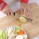 thumbnail image 5 of Cuchillo para patatas fritas de acero inoxidable, cuchillo corrugado para patatas, cuchillo corrugado para patatas ondulado multifuncional, herramienta de cocina - negro, 5 of 5