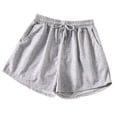 thumbnail image 3 of StSilkitty Lounge Shorts for Womens Summer Casual Stretch Shorts Beach Lightweight High Waist Wide Leg Shorts, 3 of 5