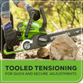 thumbnail image 3 of Greenworks 40V 12" Chainsaw (Tool Only), 3 of 7