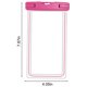 thumbnail image 3 of Funda impermeable para teléfono para natación y buceo | Bolsa seca para pantalla táctil con cordón que brilla en la oscuridad | Protección IPX8 hasta 30 metros | Compatible con teléfonos de hasta, 3 of 6