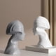 thumbnail image 4 of Abstract Human Head Sculpture Minimalist Collection Decoration, Resin Home Accessories, Decorative Figurine, Office Decor Accents Decoration Statue perfecl Escultura abstracta, 4 of 8