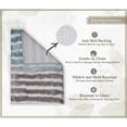 thumbnail image 4 of HOME WEAVERS INC Toilet Lid Cover, Machine Wash Seat Covers, 18x18, Turquoise, 4 of 9